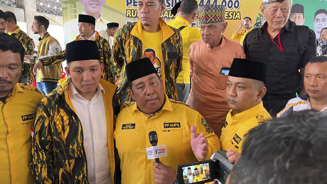 Ketum Angkatan Muda Partai Golkar Said Al Idrus di Istiqlal, Jakarta Pusat, Jumat (7/2/2025). Foto: Haya Syahira/kumparan