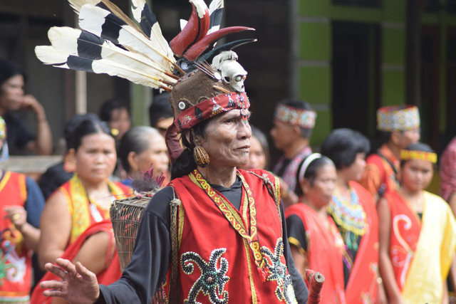 Ilustrasi Ritual Tiwah, Upacara Adat Suku Dayak, Pexels/Andar Motret