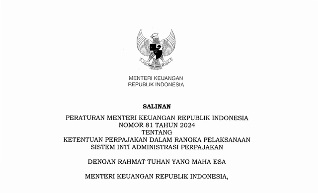 PMK 81/2023. Sumber: JDIH Kemenkeu