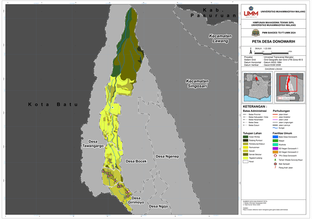 SITEPLAN DESA DONOWARIH