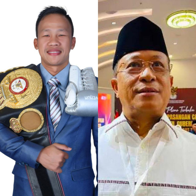 Daud Yordan dan Didi Haryono menjadi kandidita calon Ketua KONI Kalbar. Foto: Dok, Hi!Pontianak