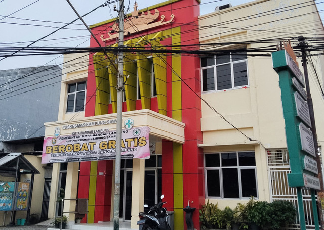 Puskesmas Kampung Sawah, Kecamatan Tanjung Karang Timur, Kota Bandar Lampung | Foto : Eka Febriani / Lampung Geh