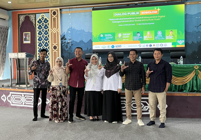 Dialog Publik Bahas Kesadaran kolektif di Era Post truth di GSG Syariah UIN Raden Intan Lampung | Foto: Rizqi Fiesta/Lampung Geh