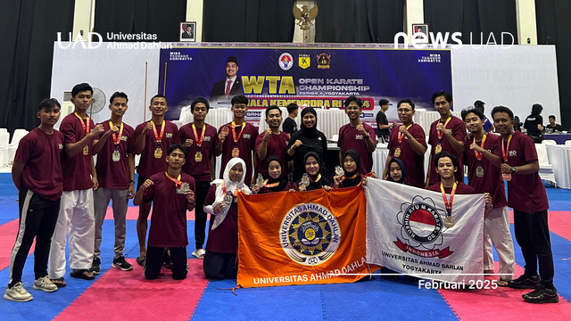 Para Atlet UKM Karate Universitas Ahmad Dahlan (UAD) (Dok. Karate UAD)