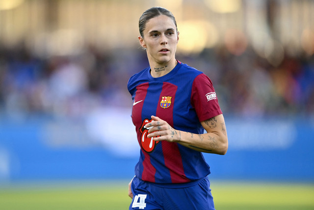 Mapi Leon, pemain Barcelona Femeni.  Foto: AFP/Pau Barrena