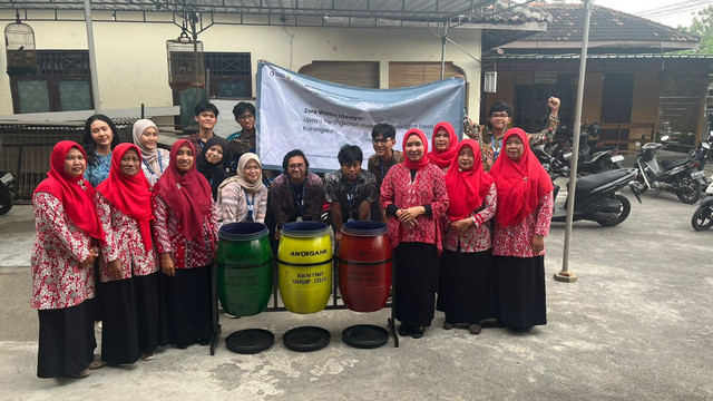 Pendampingan Zero Waste Lifestyle oleh Tim KKN Undip di Desa Karangwuni