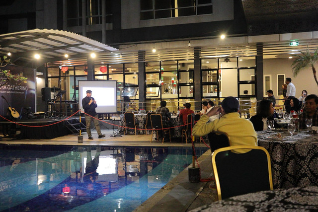 Hotel Mercure dan ibis Pontianak mengadakan media gathering untuk memperingati Hari Pers Nasional di Poolside Ebony Restaurant Hotel Mercure Pontianak pada Senin, 10 Februari 2025. Foto: Dok. Hotel Mercure dan Ibis Pontianak