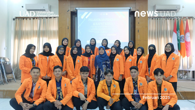 Pelantikan Pengurus dan Rapat Kerja HMPS Pendidikan Matematika UAD 2025 (Dok. Ika)