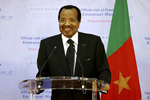 Presiden Kamerun, Paul Biya. Foto: Ludovic Marin/AFP