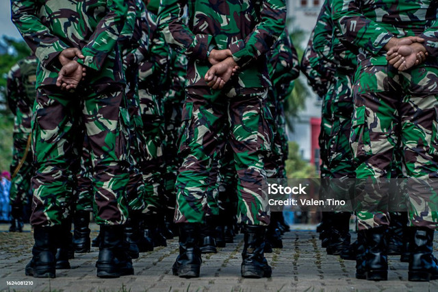 Ilustrasi Militer Indonesia, sumber: istockphoto/Valen Tino