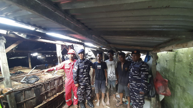 Lantamal I Belawan bongkar sindikat pencurian avtur untuk Bandara Kualanamu, Deli Serdang, Sumut. Foto: Dok. Lantamal I