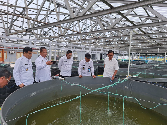 Studi tiru budidaya ikan nila oleh Lapas Korwil Semarang di BLUPP Karawang