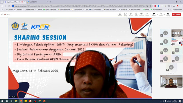 Rupbasan Mojokerto Ikuti Implementasi PKIPA pada SAKTI dan Validasi Rekening Gaji Web