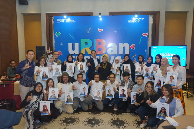 Bank Mandiri dorong pelaku UMKM naik kelas lewat uRBan Festival 2024. Foto: Dok. Bank Mandiri