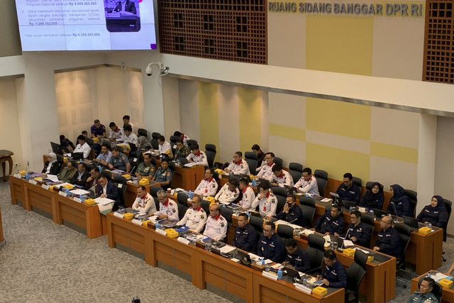 Suasana Raker/RDP Komisi I DPR RI dengan BSSN, Lemhannas, Bakamla dan Wantannas di Kompleks Parlemen Senayan, Jakarta, Kamis (13/2/2025). Foto: Luthfi Humam/kumparan