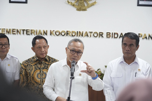 Menko Pangan Zulhas usai Rapat Koordinasi Terbatas (Rakortas) di Kantor Kemenko Bidang Pangan, Jakarta, Kamis (13/2/2025). Foto: Dok. Kemenko Pangan