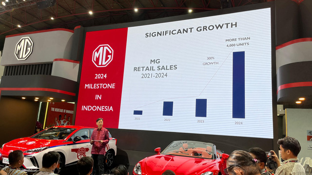 MG Motor Indonesia di IIMS 2025. dok. Aditya Pratama Niagara/kumparan