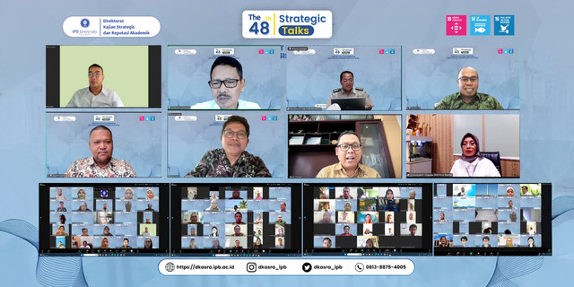 The 48th Strategic Talks IPB University Angkat Polemik Pagar Laut