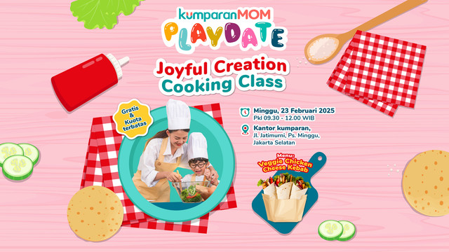 Cooking Class di kumparanMOM Playdate Februari 2025. Foto: MiniStocker/Shutterstock