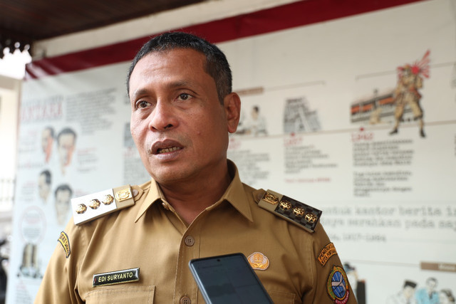 Pj Wali Kota Pontianak, Edi Suryanto. Pj Wali Kota berharap tidak akan ada honorer di Pontianak yang dirumahkan dampak dari efisiensi anggaran. Foto: Dok. Prokopim Pemkot Pontianak