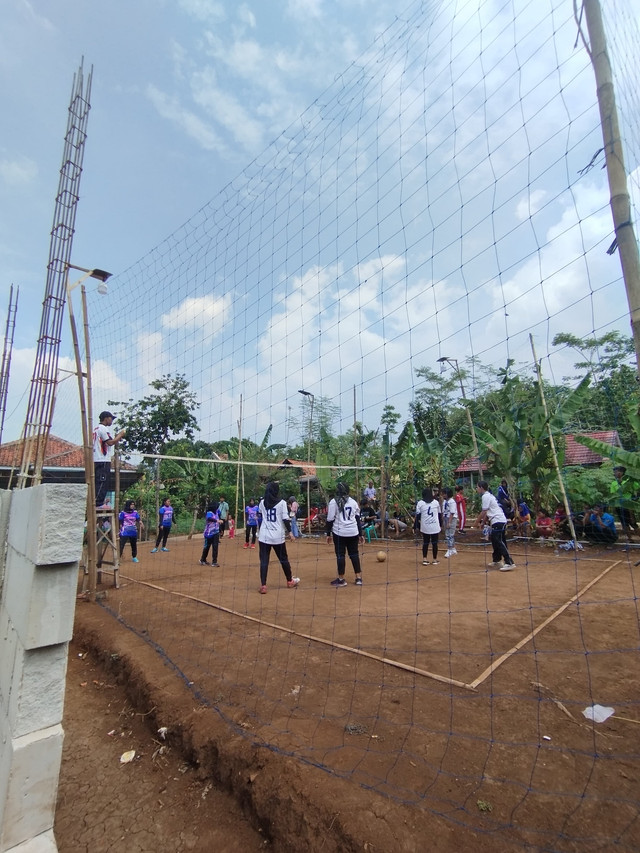 Dokumentasi Turnamen Mini Voli Putri Desa Jenang (Dok. Pribadi)