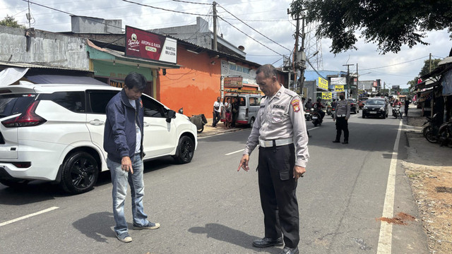 Lokasi ibu yang tewas terjatuh usai diduga hendak dijambret di Tangerang Selatan. Foto: Istimewa