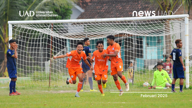 Gol kedua UAD FC oleh Zaky (Dok. UAD FC)