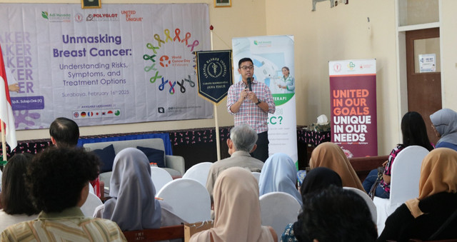 Talkshow yang menghadirkan dr Arga Patrianagara Sp B(K) Onk, dokter spesialis bedah onkologi AHCC. Foto: Dok. AHCC