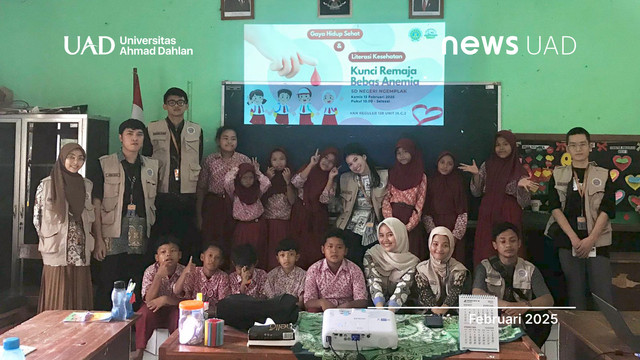 Edukasi Pola Hidup Sehat di SD Negeri Ngemplak oleh KKN UAD (Dok. KKN UAD)