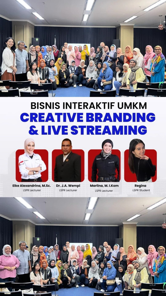 Tim Dosen LSPR Berikan Pelatihan Creative Branding untuk Pebisnis UMKM Bekasi