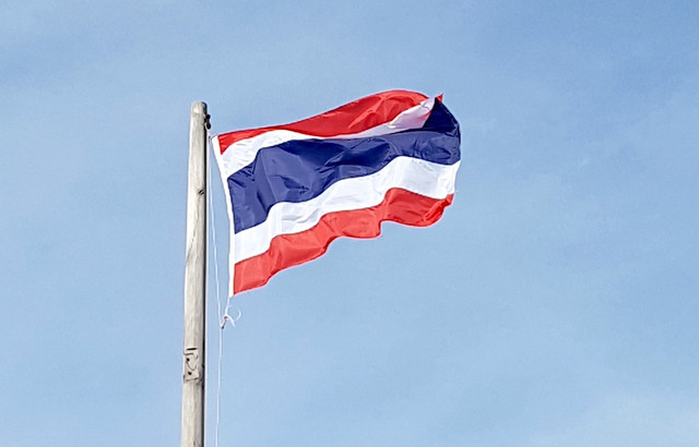 Ilustrasi bendera Thailand. Foto: Pixabay