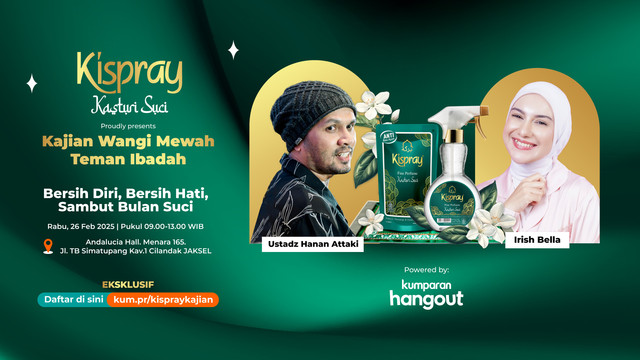 kumparan Hangout akan Gelar Kajian Bareng Ustadz Hanan Attaki. FotoL kumparan