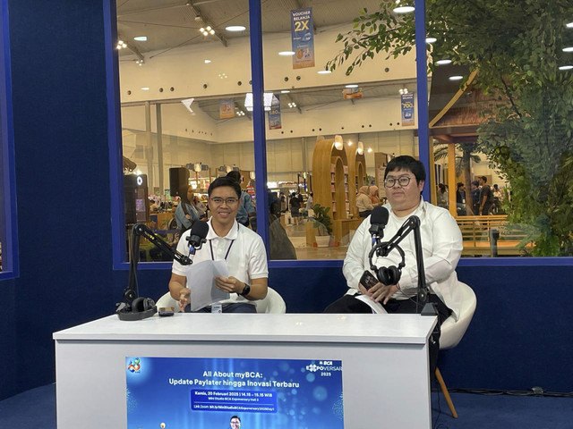 EVP Transaction Banking Business Development BCA I Ketut Alam Wangsawijaya dalam acara BCA Expoversary 2025 di Indonesia Convention Exhibition (ICE) BSD, Kabupaten Tangerang, Kamis (20/2/2025). Foto: Ghifari/kumparan 