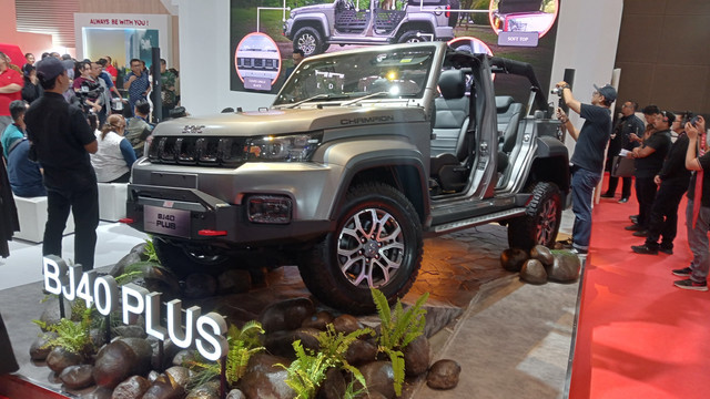 BAIC BJ40 Plus di IIMS 2025. Foto: Aditya Pratama Niagara/kumparan