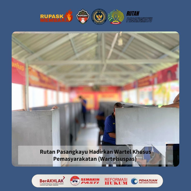 Rutan Pasangkayu Hadirkan Wartel Khusus Pemasyarakatan (Wartelsuspas)