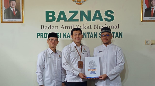 DT Peduli Kalsel melaporkan kinerja Tahun 2024 kepada BAZNAS Prov. Kalimantan Selatan (Sumber : DT Peduli)