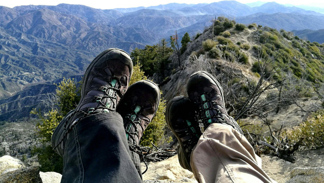 Photo by Noel Ross: https://www.pexels.com/photo/two-person-wearing-hiking-shoes-1047966/