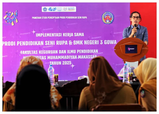 Ketua Program Studi Pendidikan Seni Rupa Fakultas Keguruan dan Ilmu Pendidikan (FKIP) Universitas Muhammadiyah (Unismuh) Makassar Meisar Ashari S.Pd, M.Sn 