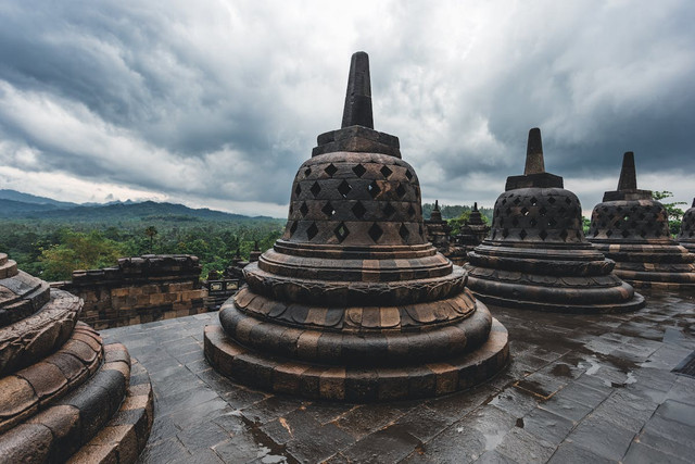 Ikon Jawa Tengah. Foto adalah Candi Borobudur, ikon Jawa Tengah. Sumber: Pexels/Tomáš Malík