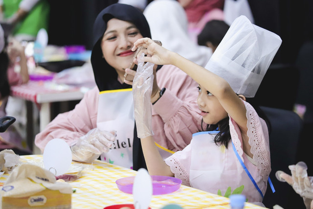 Cooking Class kumparanMOM Playdate Februari 2025. Foto: Jamal Ramadhan/kumparan