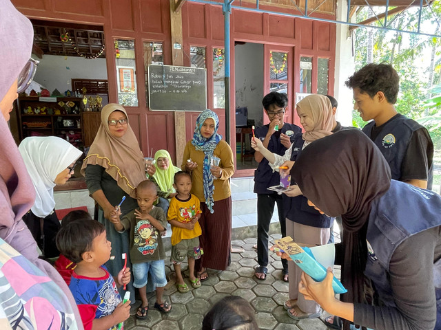 Sumber foto : Dokumen pribadi (Sikat Ceria Paud KB Matahari)