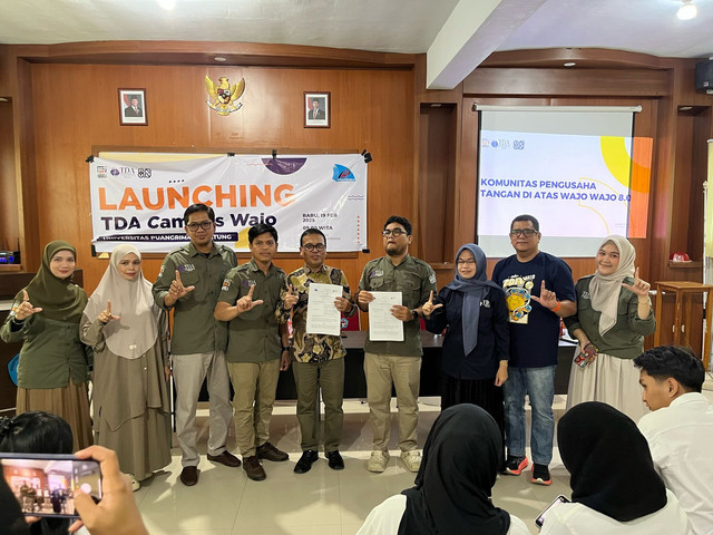 Bangun Jiwa Wirausaha Mahasiswa TDA Wajo Gelar Launching TDA Kampus