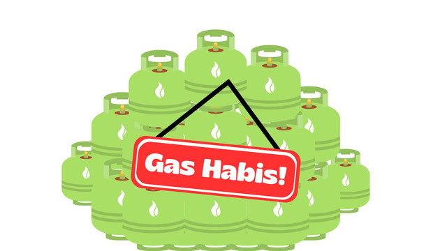 Sumber : Canva, Gas LPG 3kg Habis