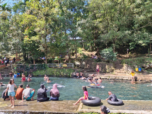 Kolam Sumber Mata Air Langsung dari Gunung Slamet. Sumber: Dokumen PSribadi