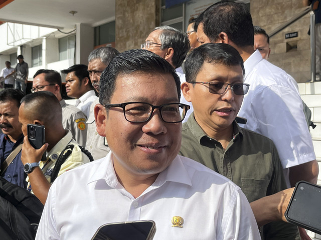 Kepala Badan Pangan Nasional (Bapanas) Arief Prasetyo Adi usai rilis Operasi Pasar Pangan Murah, di Fatmawati, Jakarta Selatan, Senin (24/2/2025). Foto: Widya Islamiati/kumparan