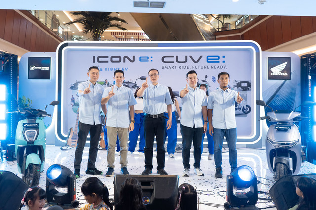 Launching Honda ICON e: dan Honda CUV e:. Foto: Dok. Asmo Kalbar