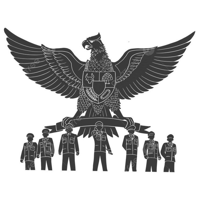 Gambar 1. Lambang Pancasila Garuda https://pngtree.com/freepng/monumen-pancasila-sakti_8626032.html