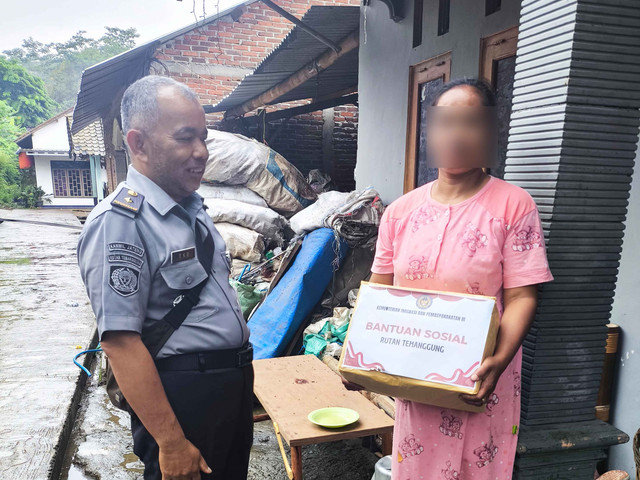 Rutan Temanggung Kembali Berikan Uluran Tangan kepada Keluarga WBP