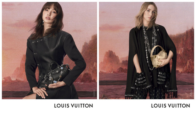 Lisa Blackpink dan Saoirse Ronan menjadi duta kampanye  Louis Vuitton untuk Spring/Summer 2025. Foto: Louis Vuitton