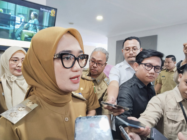 Wakil Gubernur Lampung, Jihan Nurlela usai melakukan kunjungan kerja di Rumah Sakit Umum Daerah Abdul Moeloek (RSUDAM) | Foto : Eka Febriani / Lampung Geh